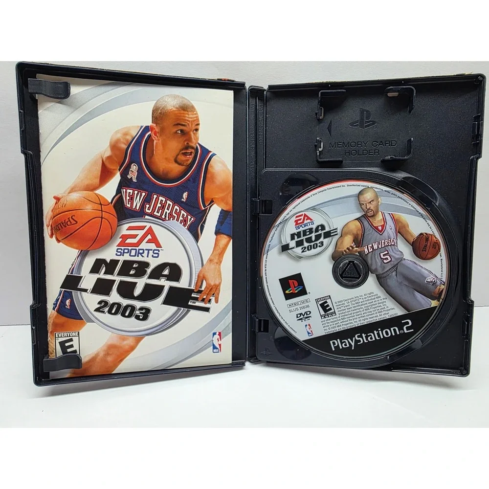 NBA Live 2003 PS2 PlayStation 2 Complete CIB Bonus Music CD Jason Kidd Retro